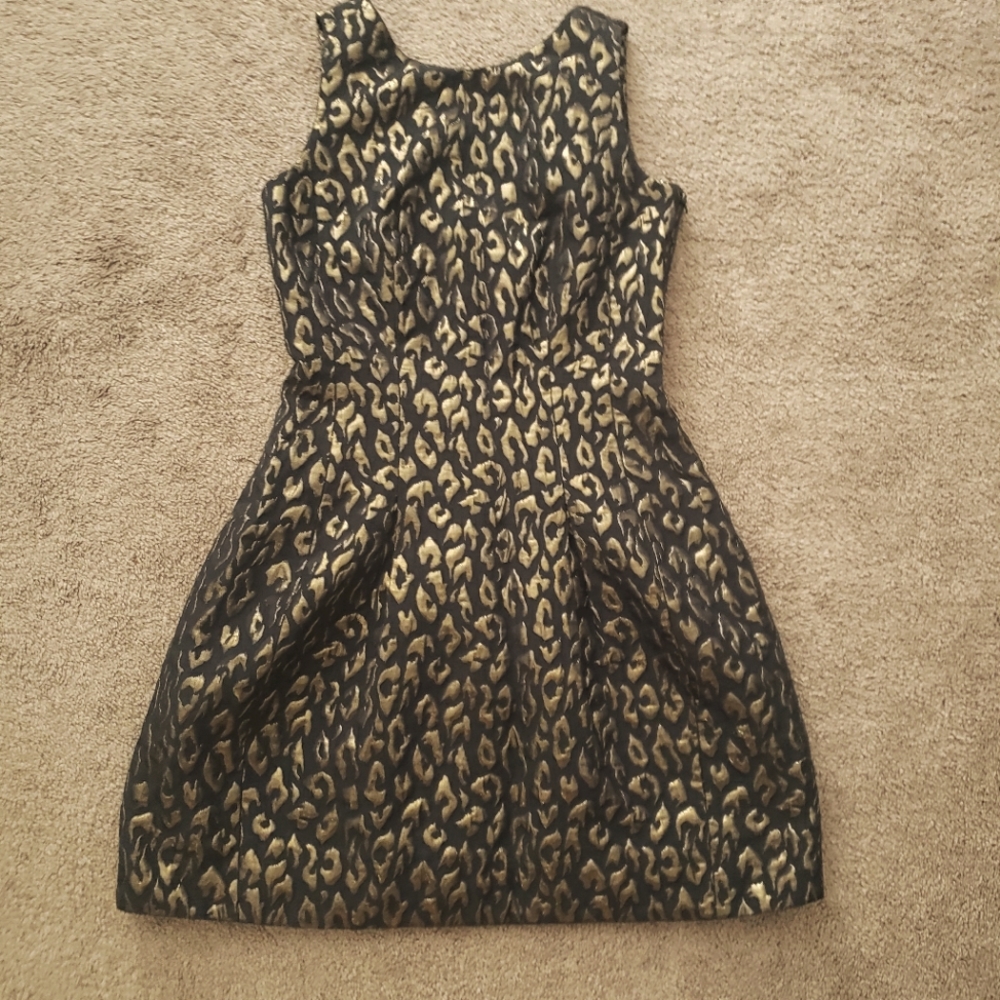 Black/Gold Dress - Cynthia Steffe - Size 4